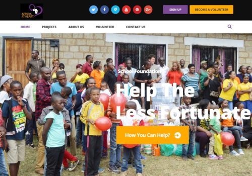 Africa At Heart Limited - Web Design